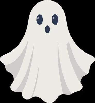 Silhueta de fantasma de Halloween