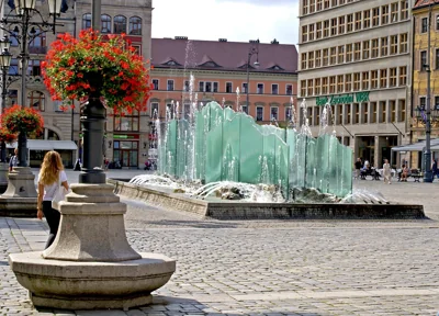 Praça em Wroclaw, Polônia