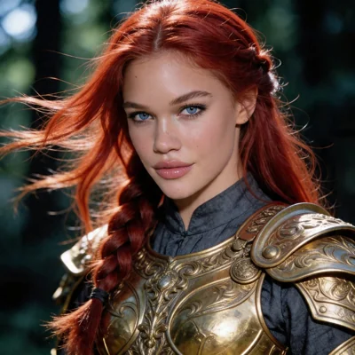 Mulher Guerreira de Fantasia